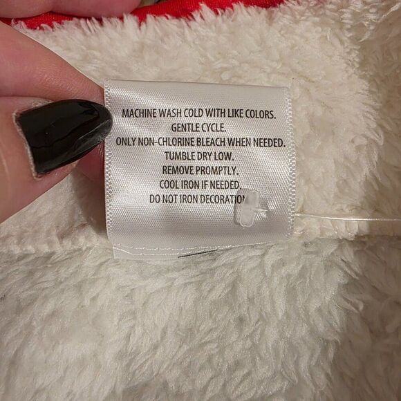 Mickey Mouse Patched Fleece Pullover Sz XS - Picture 6 of 7